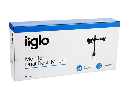 iiglo Triple-Swivel Dual Monitor Arm - Begrip